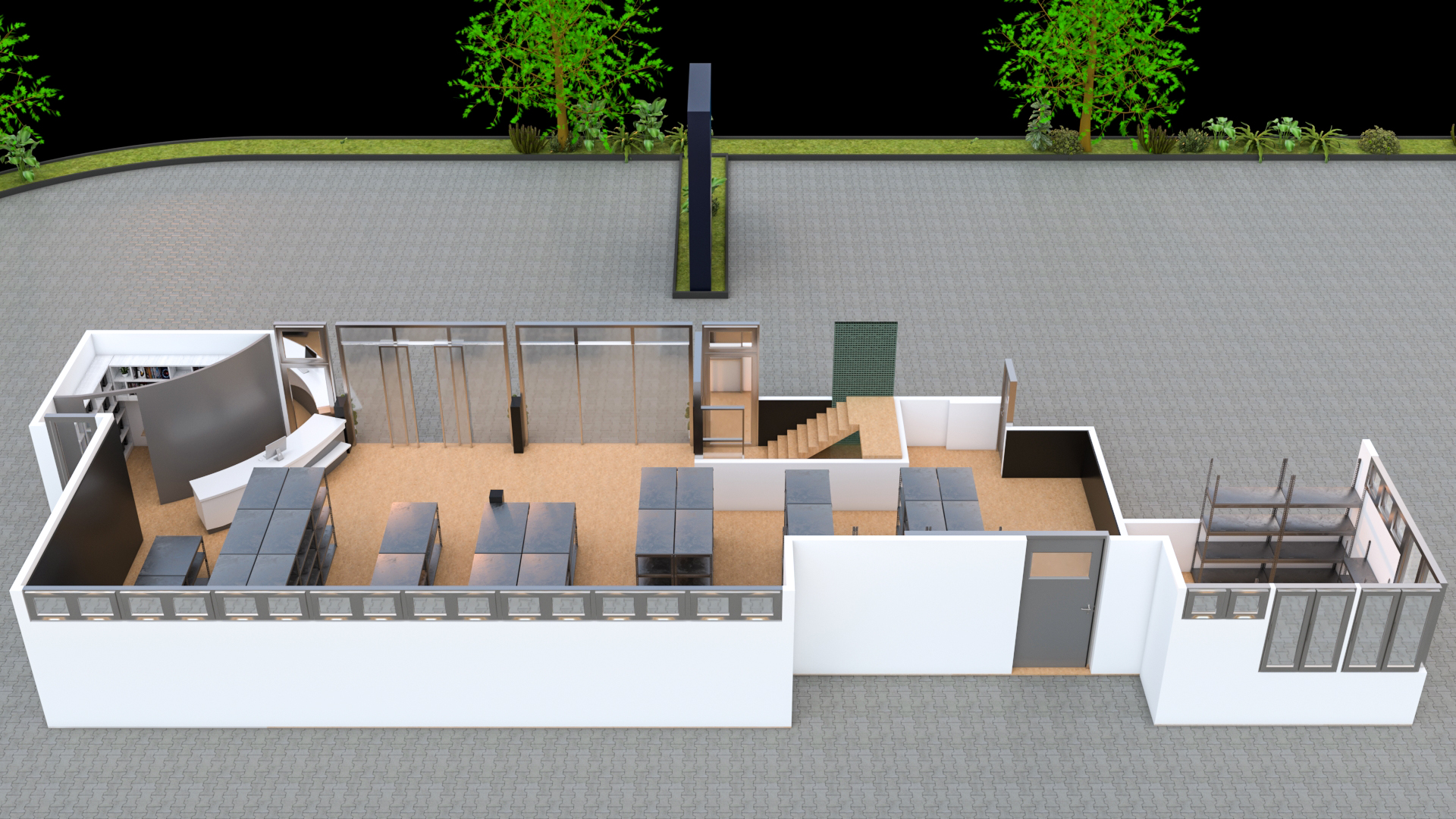 3D Grundriss Matterport - Nord-Ansicht