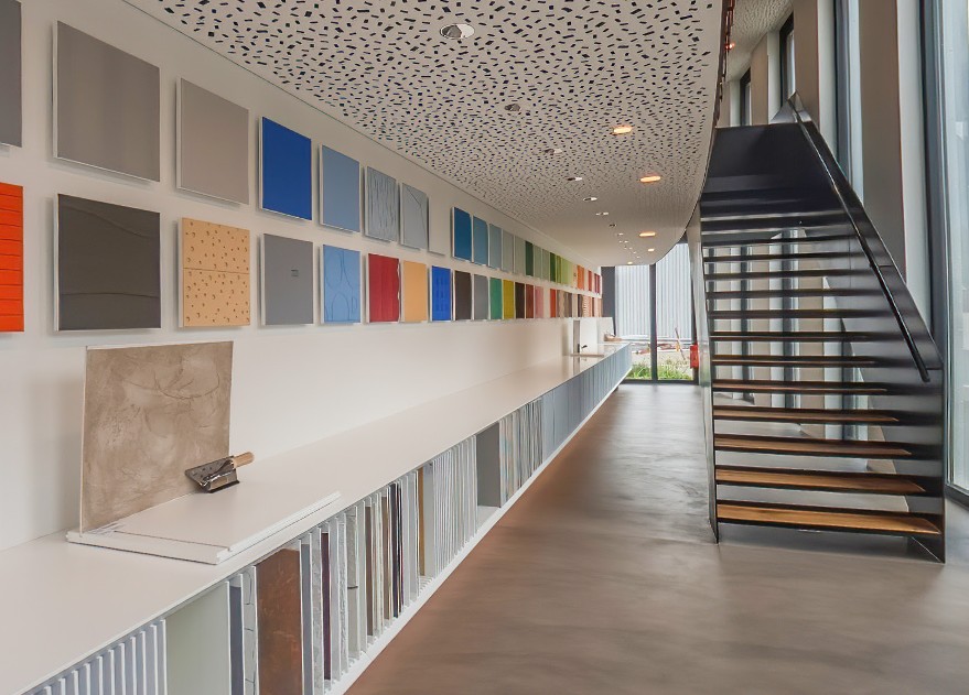 Gipsergeschäft Farbausstellung