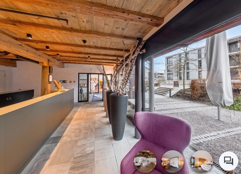 Hotel mit 360° Rundgang