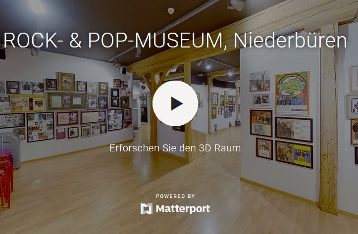 3D Tour mit MATTERPORT - Rock- & Pop-Museum